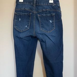 Ripped Blue Skinny Jeans